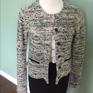 Tweed blazer jacket