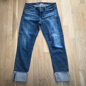 Adriano Goldschmied (AG) The Stevie Cuffed jeans