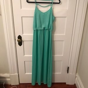 Mint maxi dress