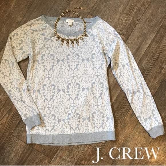 J. Crew Tops - J. Crew Factory Paisley Sweatshirt Pullover