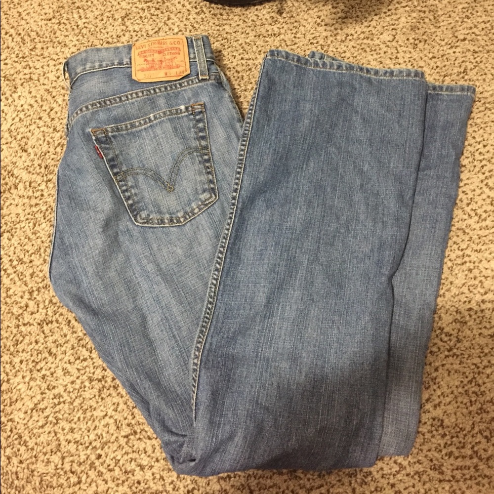 Levi's 527 low cut boot men's jeans