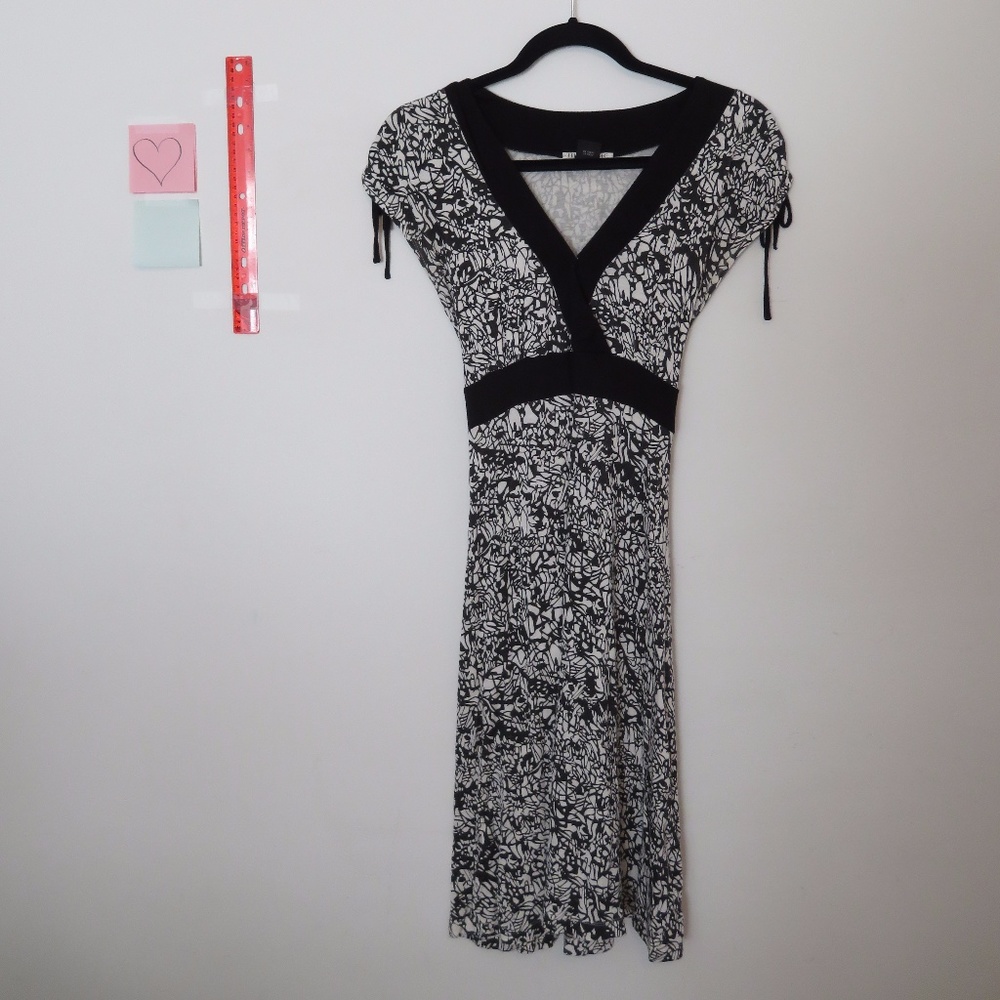 Black and white dress