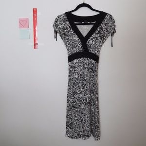 Black and white dress