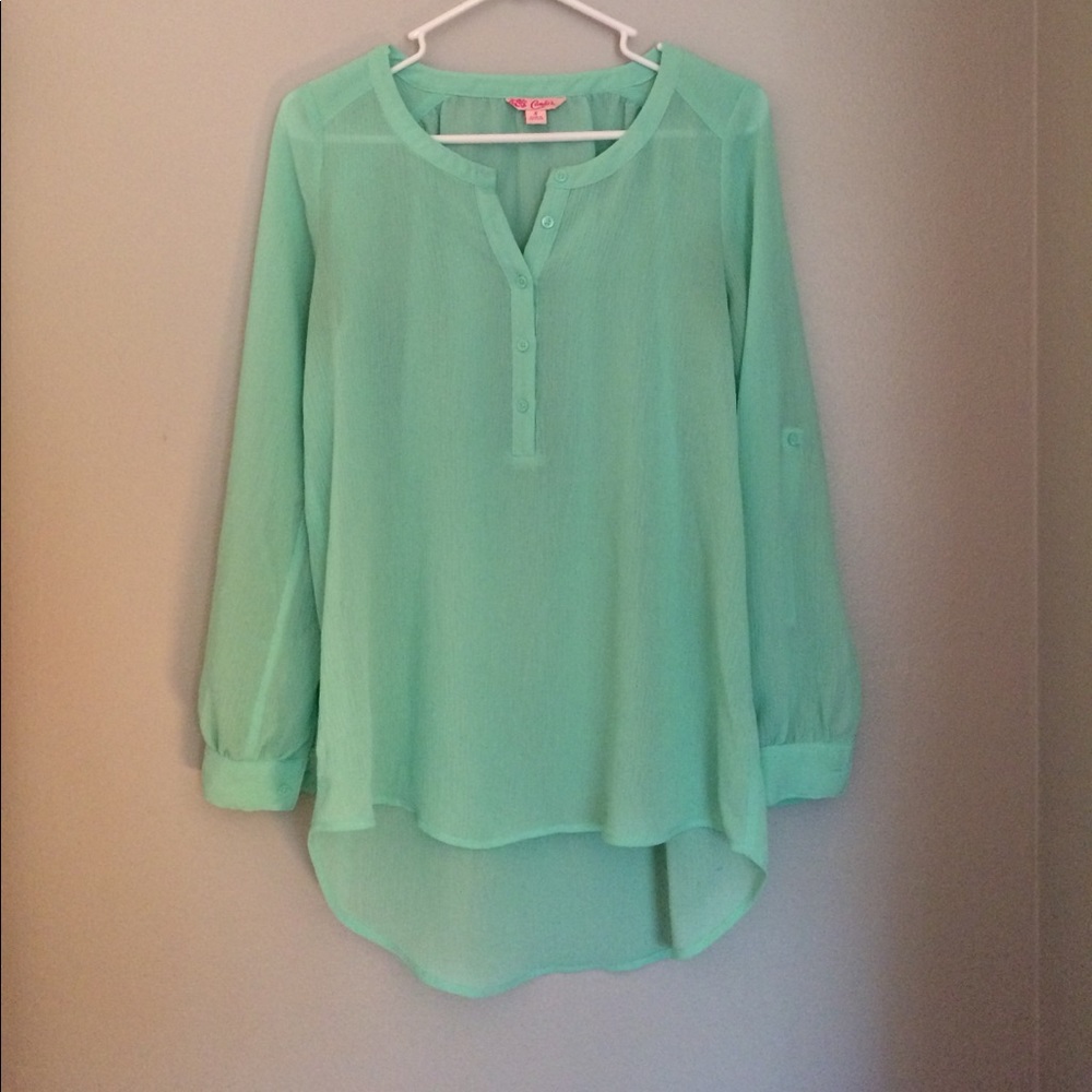 Sea foam Green Loose Top by Candies