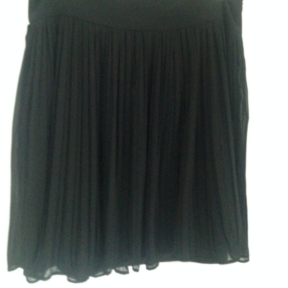 Loft Black Pleated Skirt