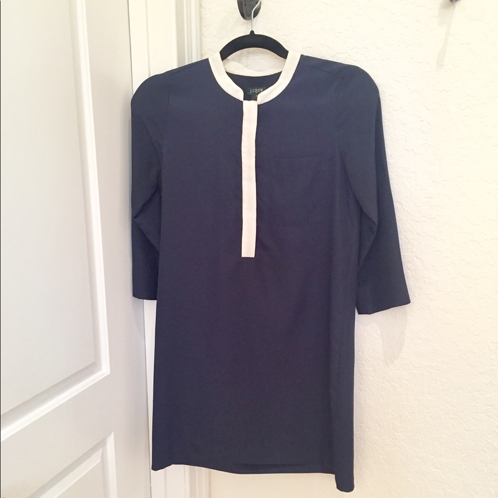 FINAL PRICE - J. Crew navy tunic shirt dress