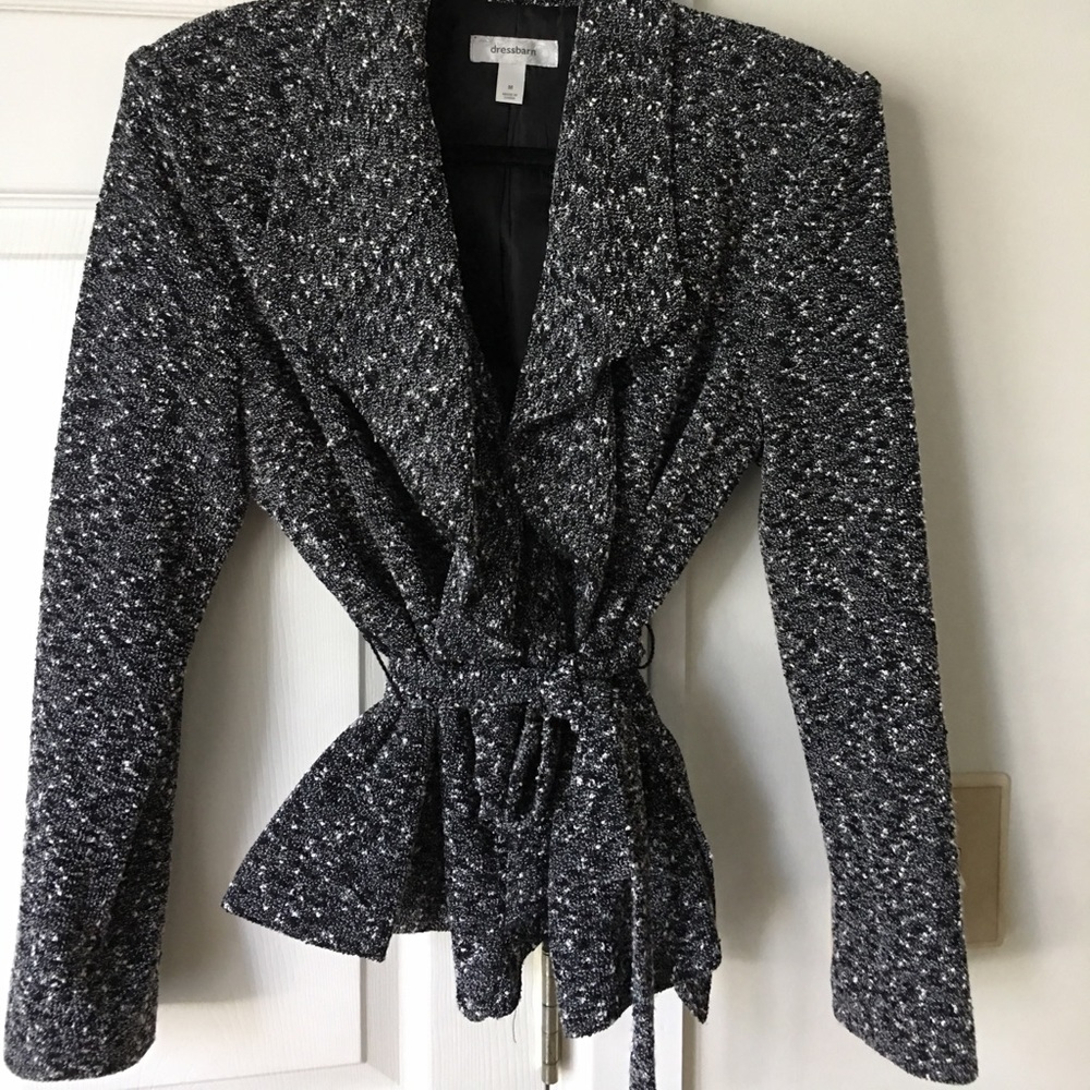 Black/White tweed outfit- lightly worn