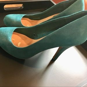 Forever 21 dark teal heels