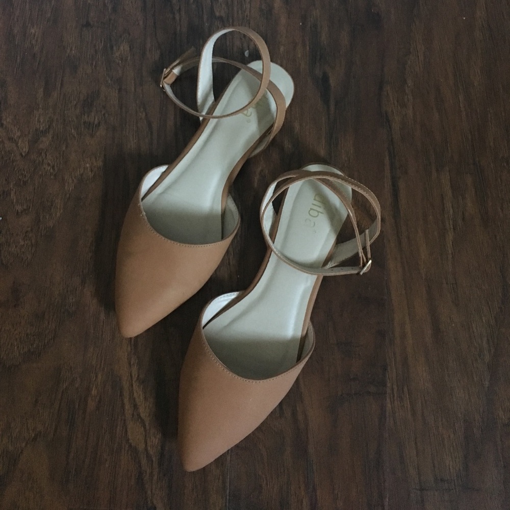 NWOT REDUCED PRICE!! Leather Pointed Flat