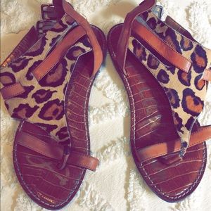 Sam Edelman Leopard Print Sandals