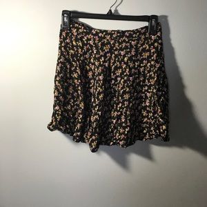Floral mini skirt