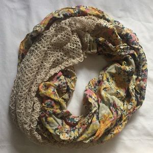 Anthropologie light infinity scarf