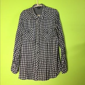 Plus size Torrid flannel top.