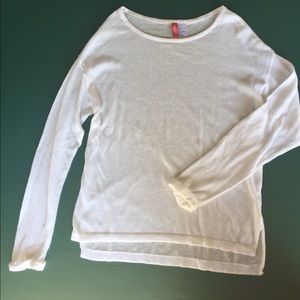 Pretty white pullover sweater
