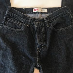 Levi's 29x29 blackish wash 505's