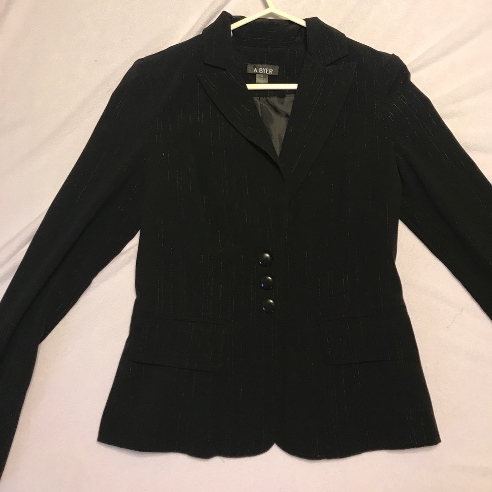 Black suit jacket