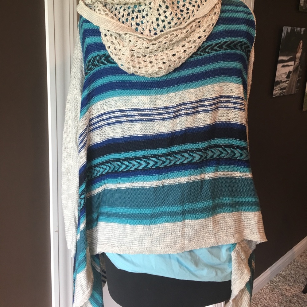 Hooded cardigan