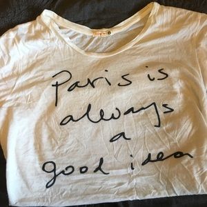 Paris is always a good idea tissue t