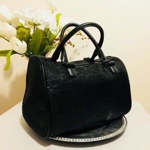 EXPRESS Black Sequin Purse