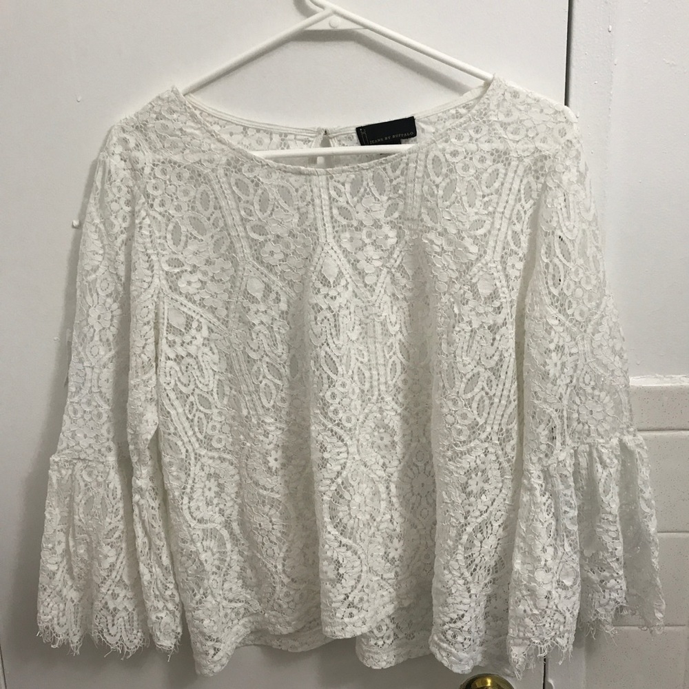 White lace top