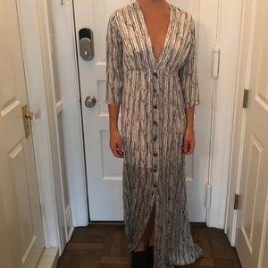 Theyskens' Theory silk maxi dress