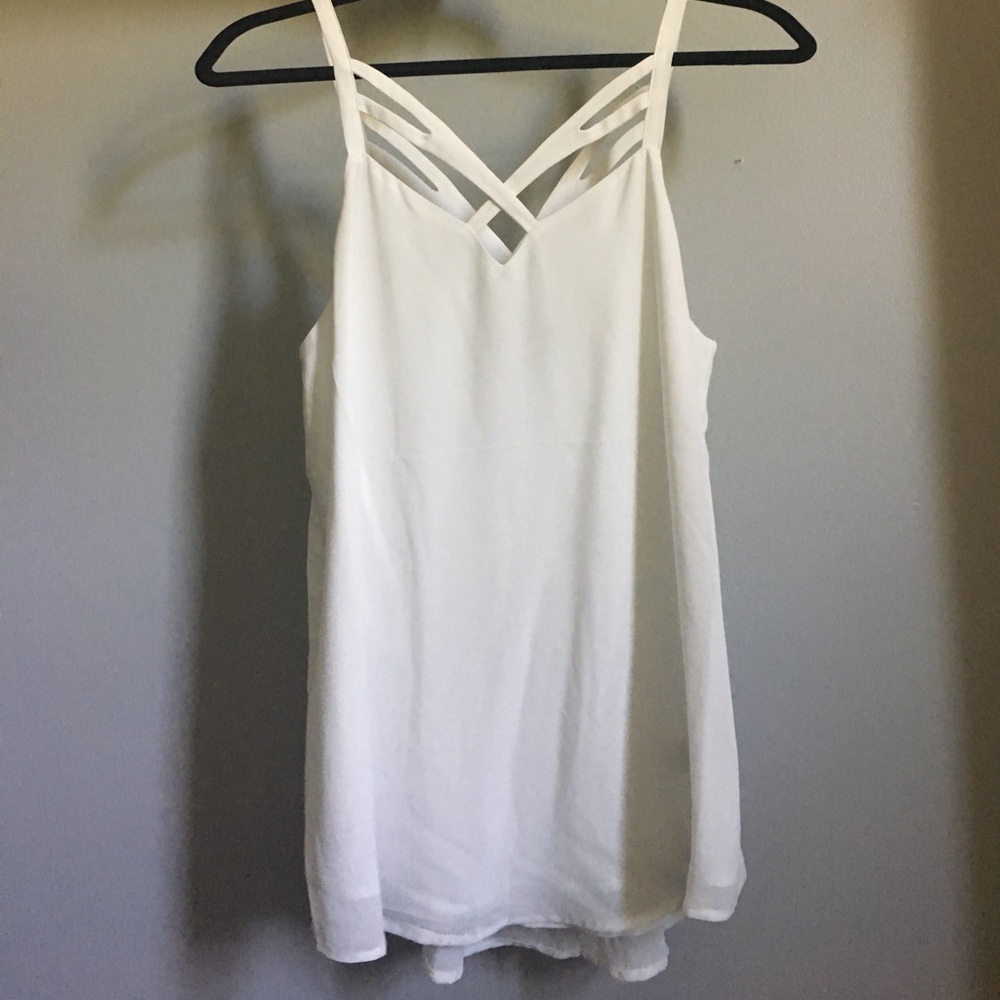 Cross Back Tank Top