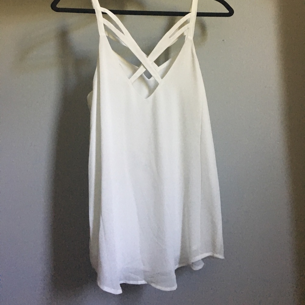 Cross Back Tank Top - Picture 2 of 3