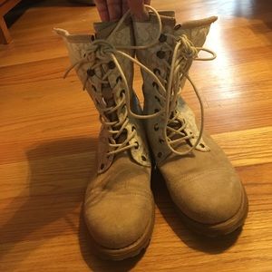 Roxy lace up boots