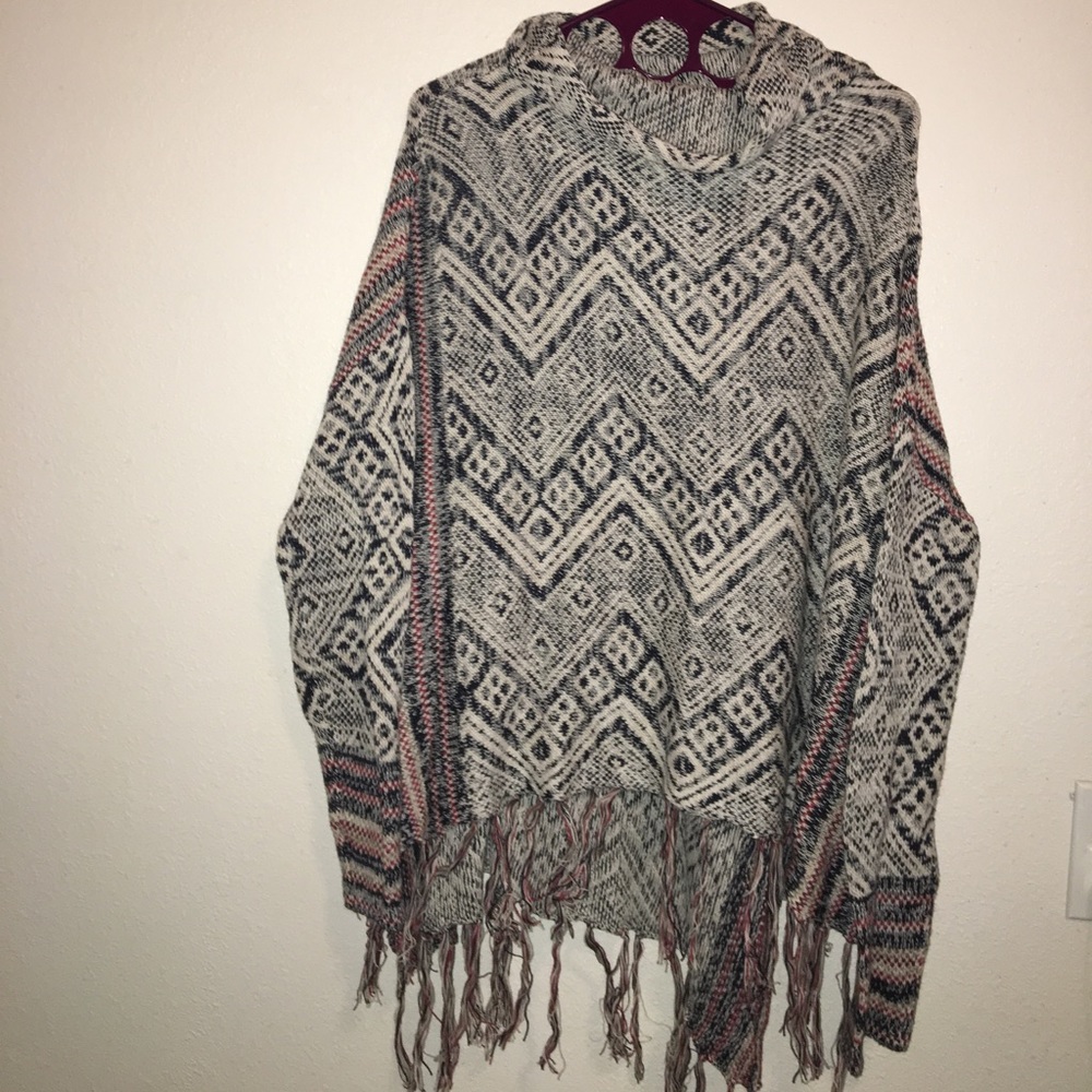 Fall Sweater Poncho