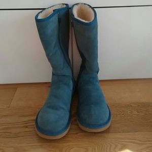 NEW Women's Sumner Teal Ugg Zip Boots