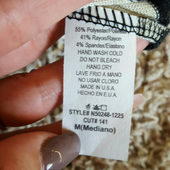 Striped Hi-Lo Tunic - Picture 6 of 6