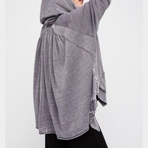 Free People Trapezin Cardigan Sweatshirt M