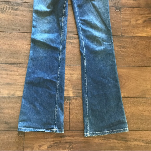 Hudson Distressed Stretch Boot Cut Jeans J90 - Picture 4 of 8