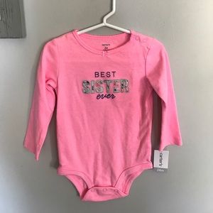 Best sister ever onesie