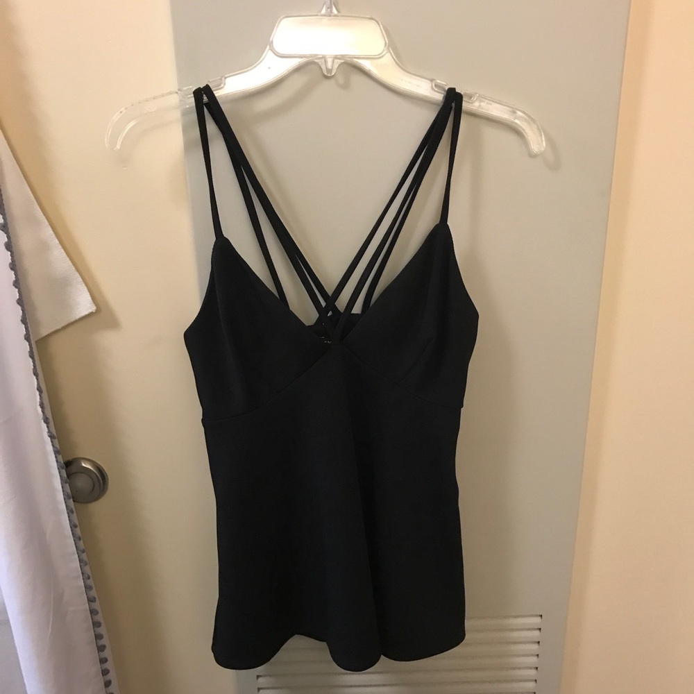 black tank top