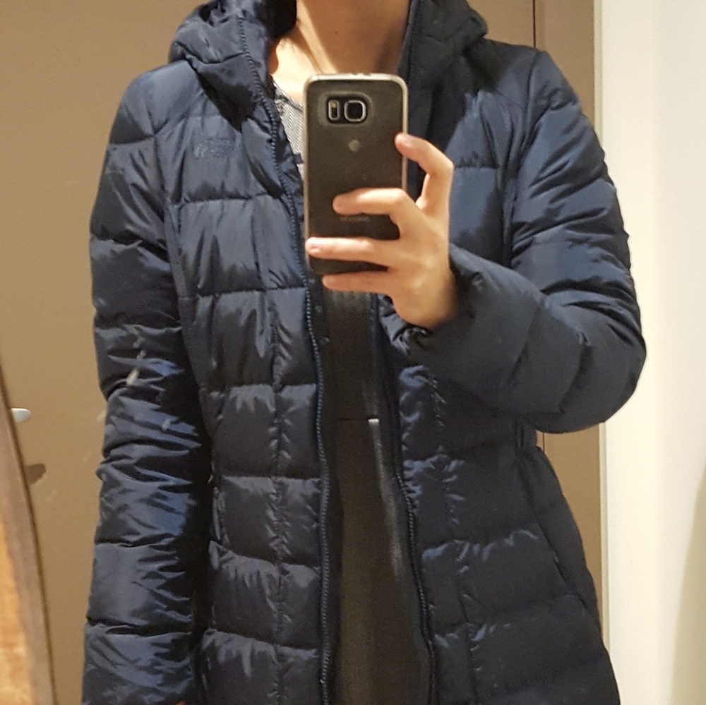 North Face Gotham Parka Jacket Blue M