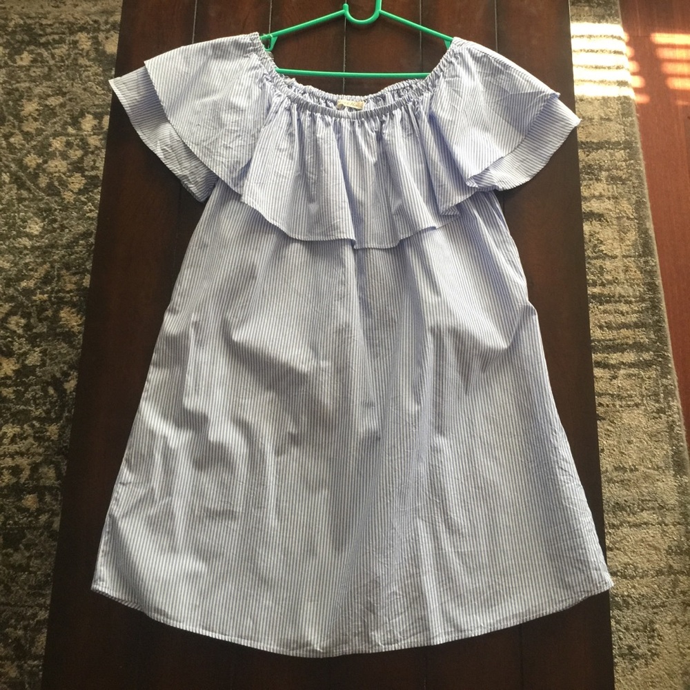 Off Shoulder Ruffle Dress