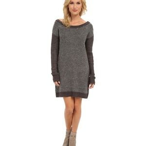 BCBGeneration Long Sleeve Knit Tunic Dress Heather Charcoal XS\S NWT