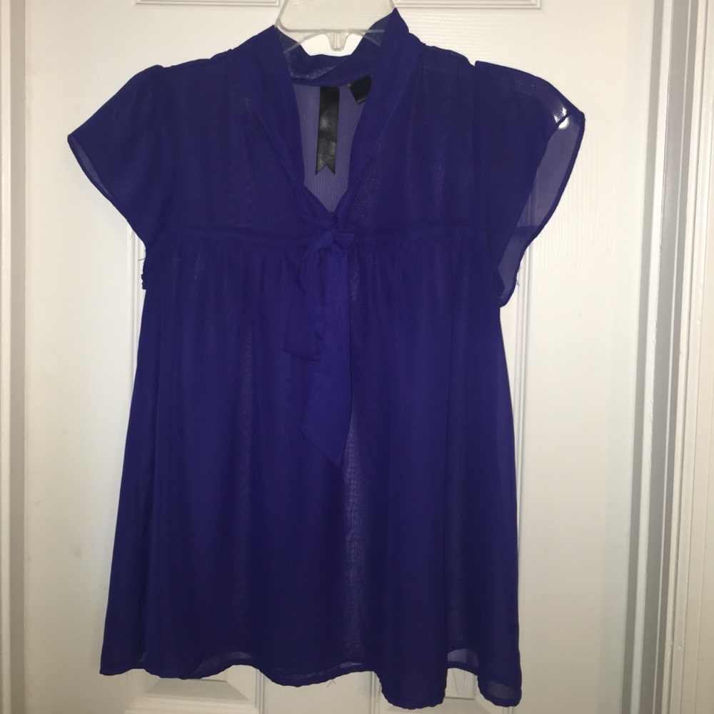 Royal blue blouse. Size XS