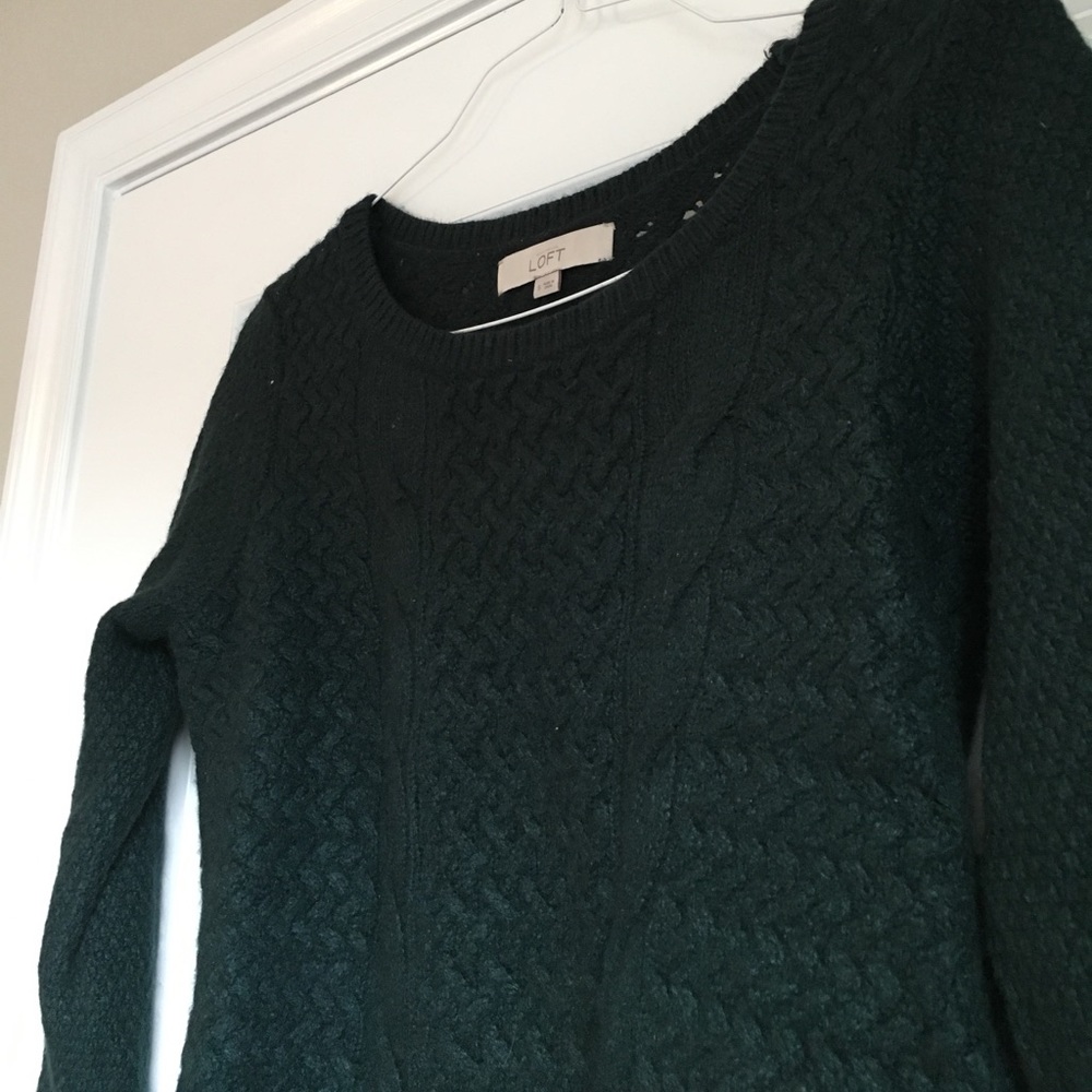LOFT Forrest Green Sweater • Small
