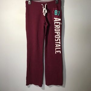Aeropostale maroon sweats