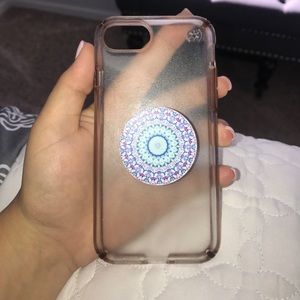 I PHONE CASE W/ POP SOCKET!!