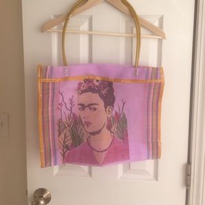 💕Lavender Frida Kahlo Market Tote