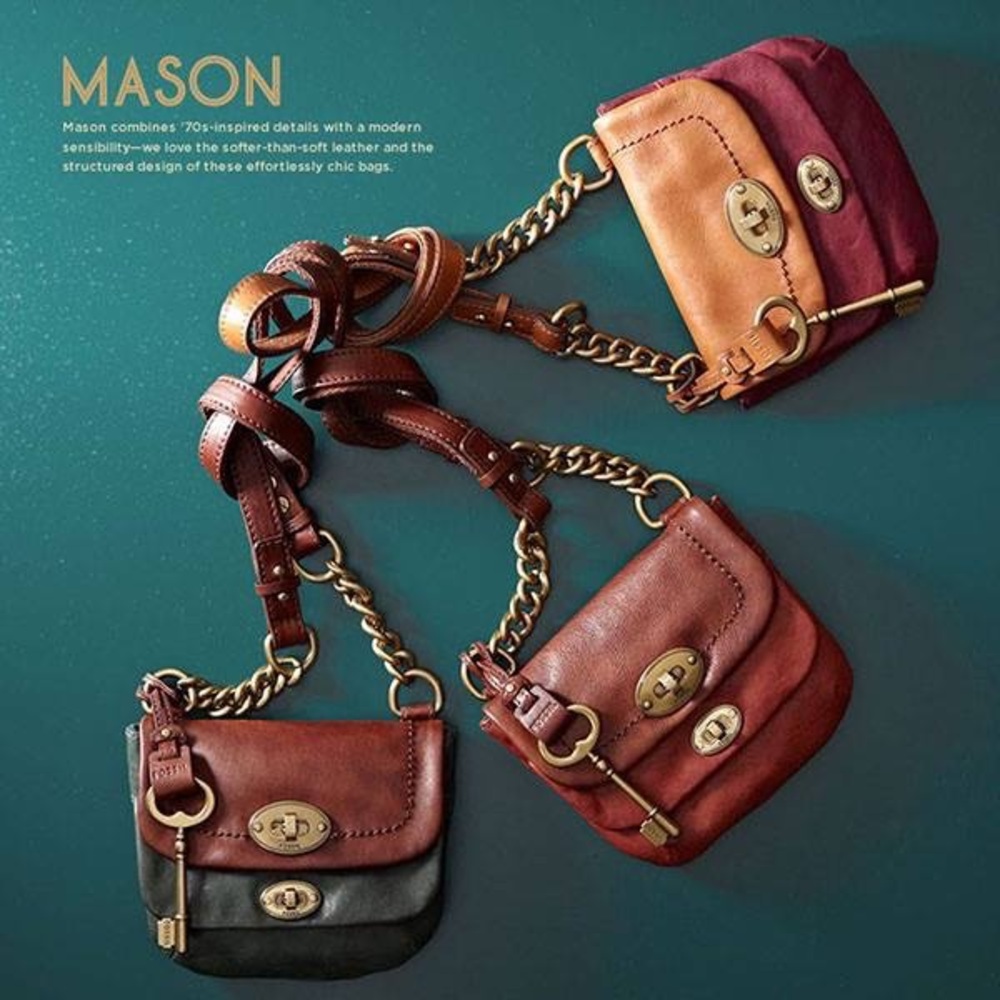 LAST CHANCE BAG‼️ FOSSIL Mason Double Flap Crossbody