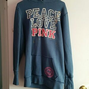 Victoria's Secret Long hooded sweatshirt