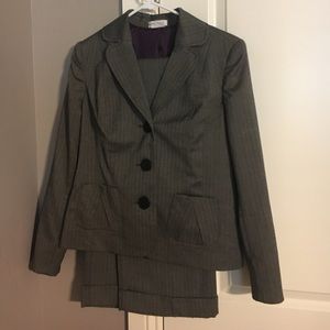 Women's grey dress suit