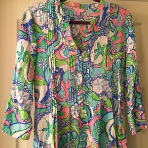 Lilly Pulitzer Sarasota Tunic size small