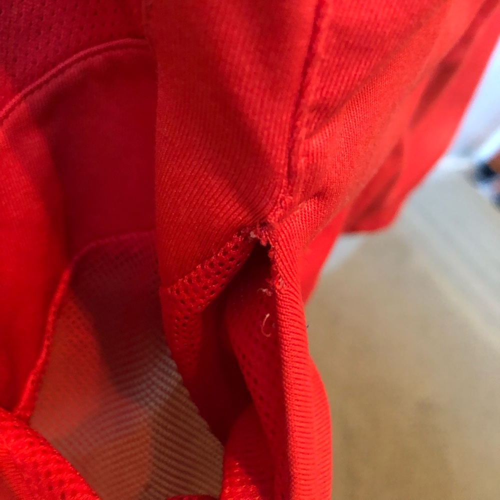 Adidas Climalite orangish/red and peach color. - Picture 5 of 6