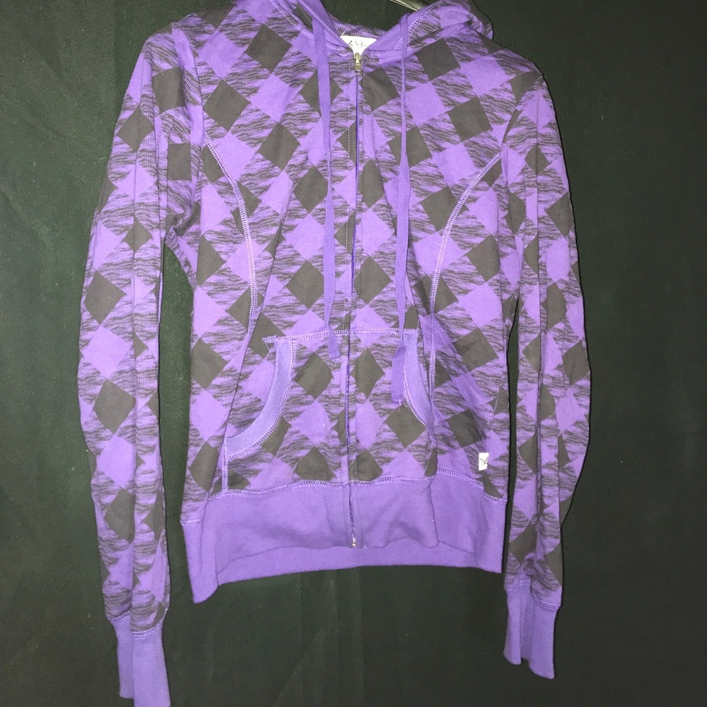 Purple and Black hoodie