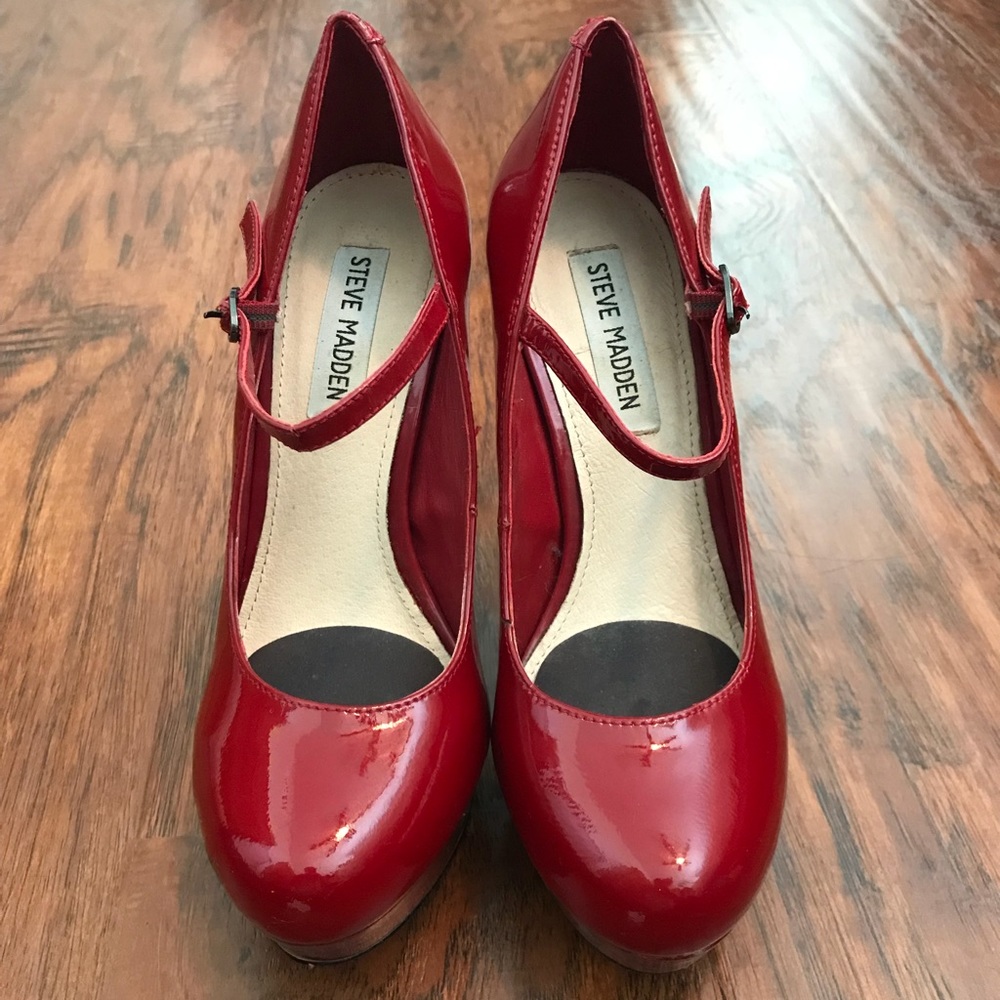 Red Steve Madden Heels
